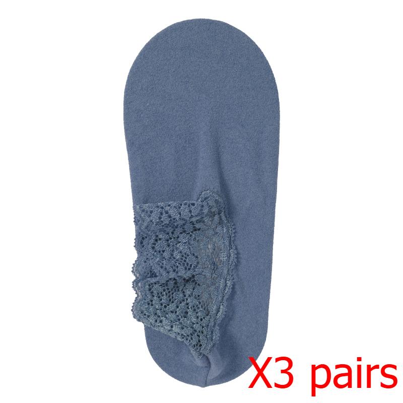 Women's Autumn Winter Thickened Warm Fleece Socks Lace Ankle Socks Non-slip Floor Socks