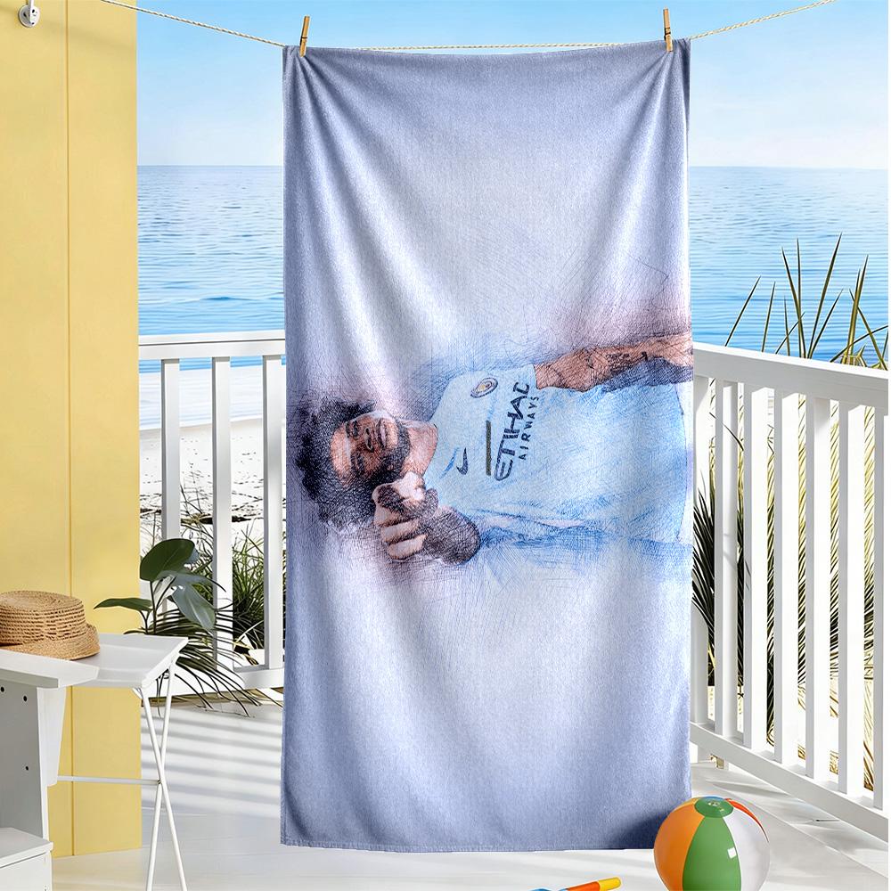 Santi Cazorla Arsenal Legend Beach Towel Super Soft & Absorbent Comfortable Lightweight Suitable for Swimming, Gym, Camping, Yoga Vacation