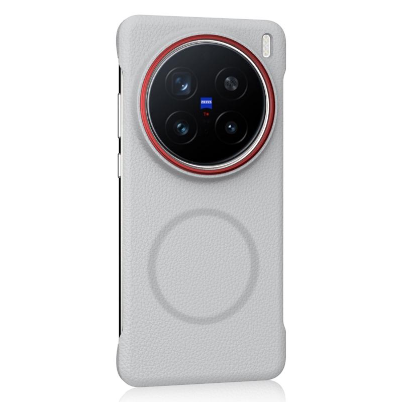 For VIVO X200 PRO Mini Case Hard PU Wireless Charging Slim Magnetic Protective Back Cover Case For VIVO X200Pro Mini Phone Shell