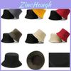 Unisex Oversize Bavlněný Klobouk Bucket Hat Pro Velkou Hlavu, Oboustranný Design Pro Ochranné Vůči Slunci A Prodyšnost, Dostupný V Několika Barvách