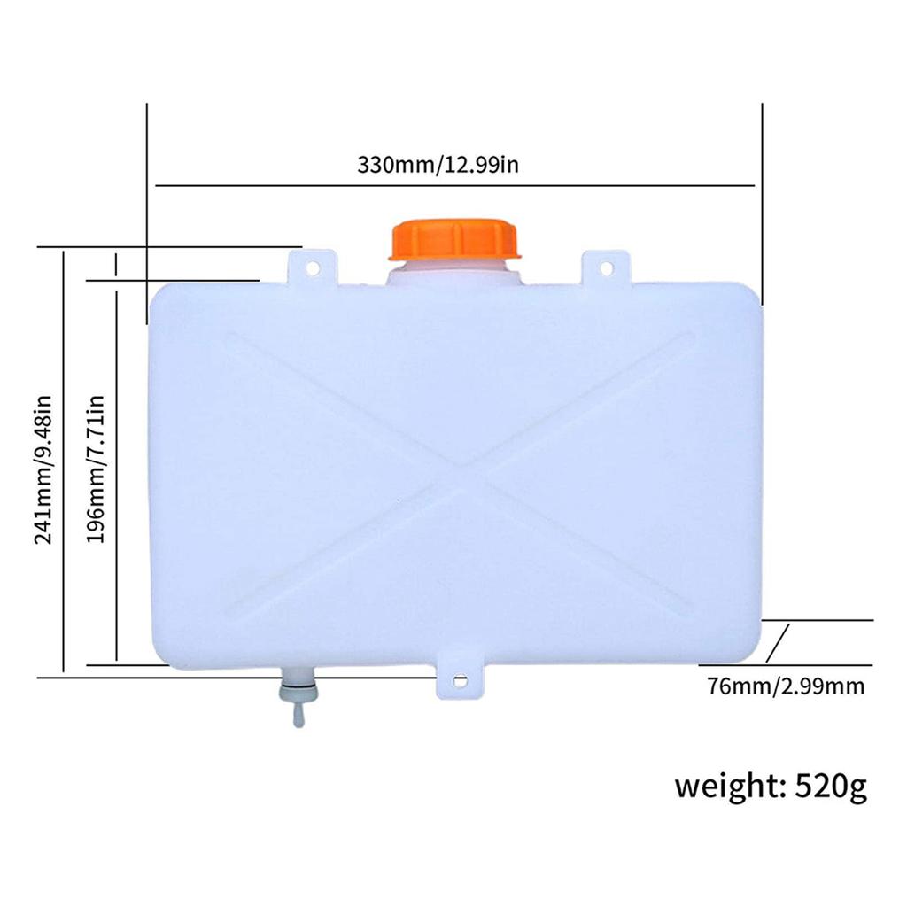 7L Fuel Tank Plastic Petrol Diesel Oil Petrol Tank Water Tank for Boat Car Truck Parking Heater