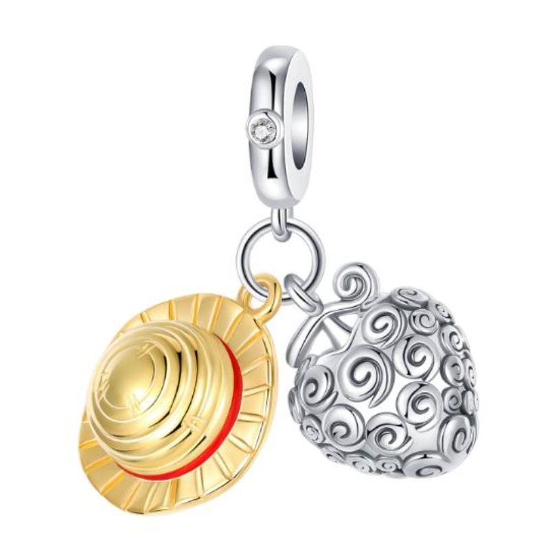 Sparkling Birthstone Charms Copper Heart Key Birthday Pendant Fit Original Necklace Bracelet Women Jewelry Diy Gift