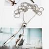 Sexy Bolo Tie Necklace Bead Cool Collar Chain Delicate Lariat Bead Chokers
