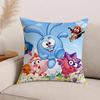Cartoon S-Smeshariki Pillow Case Office Cushions Suitable For Sofa Car Bedroom Decorative Cushion Cover
