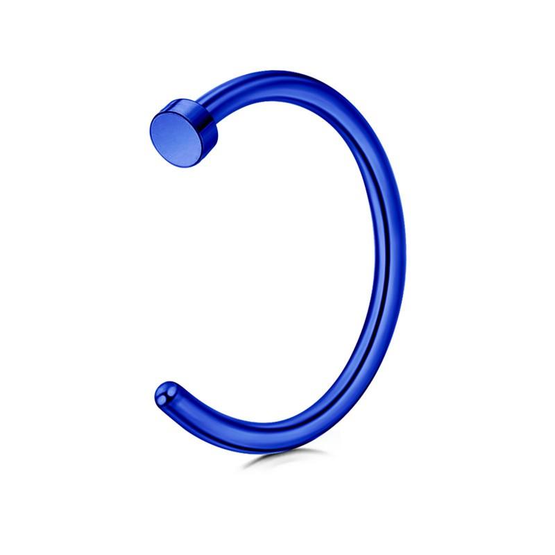 Stainless Steel C-Shaped Fake Lip Ring Non-Piercing Nose Ear Clip Body Piercing Jewelry