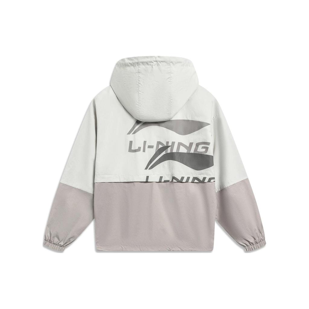 Li Ning Sports Fashion Collection Jacket Unisex Silver Birch Gray AFDT523-2