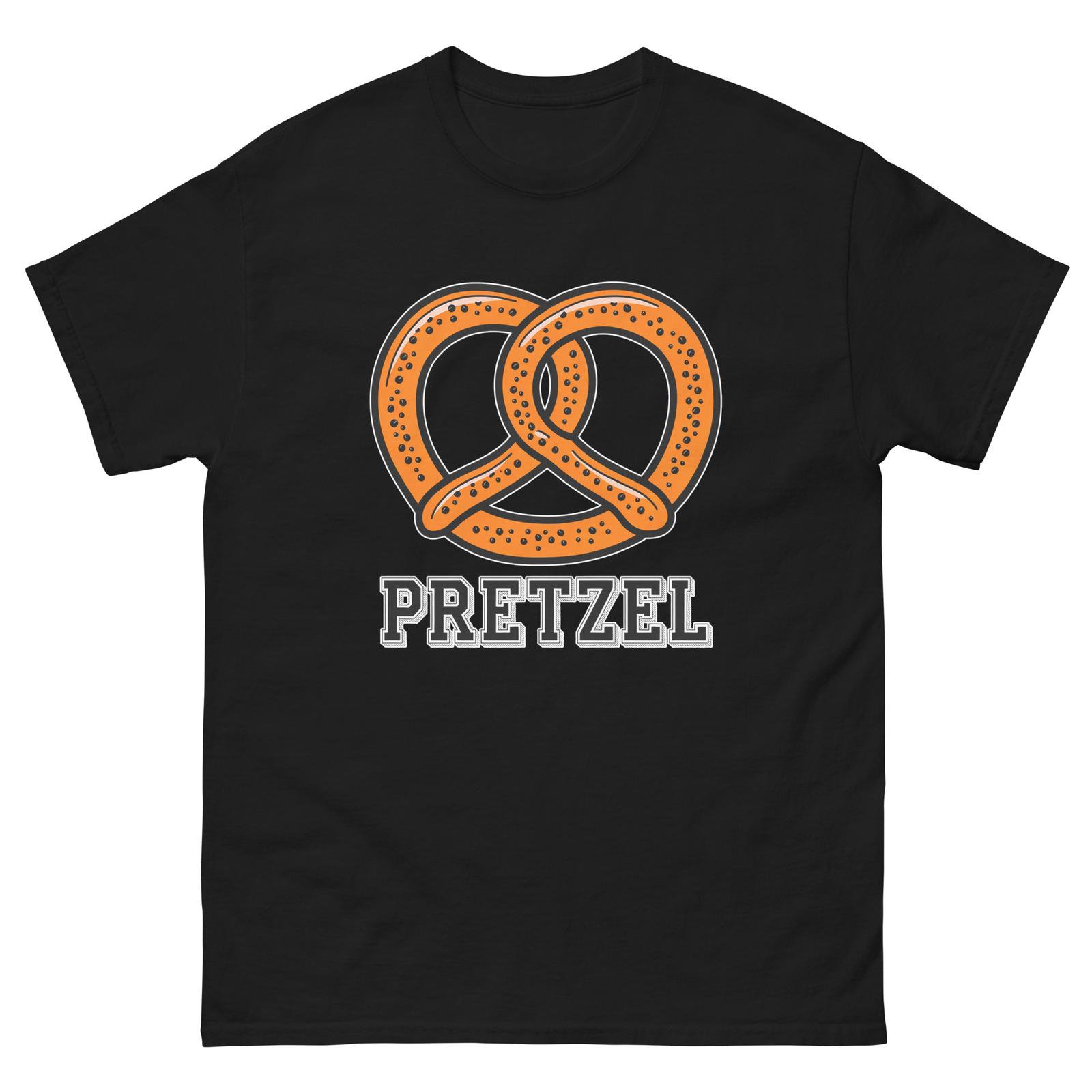 Pretzel Lover Food Image Cartoon Funny T-Shirt Shirt L