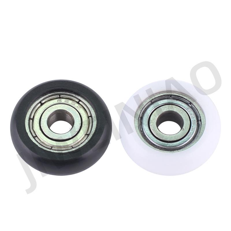 3D Printer & Door Accessories: POM Nylon Roller Bearing for Aluminum Profile, Window & Drawer Plastic Pulley