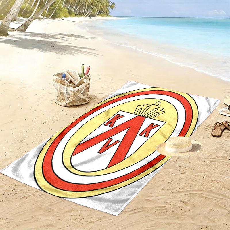 KV Kortrijk Print Beach Towel, Large Soft Quick Dry Towel for Beach Camping Swimming