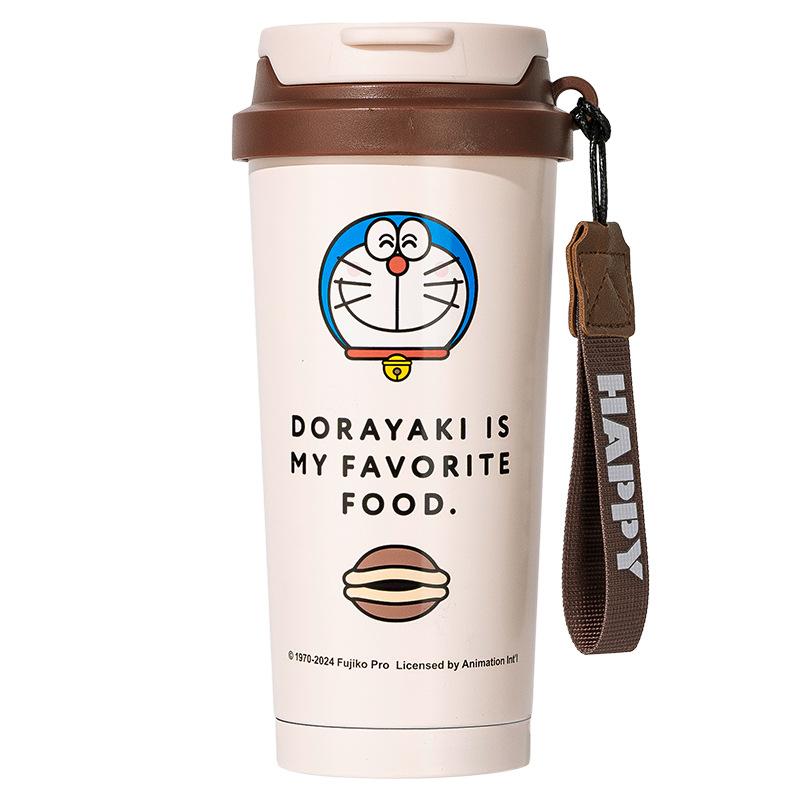 Doraemon Stainless Steel Thermos Cup Student Portable Water Cup Office Coffee Cup Cartoon Cute Straight Drink Cup