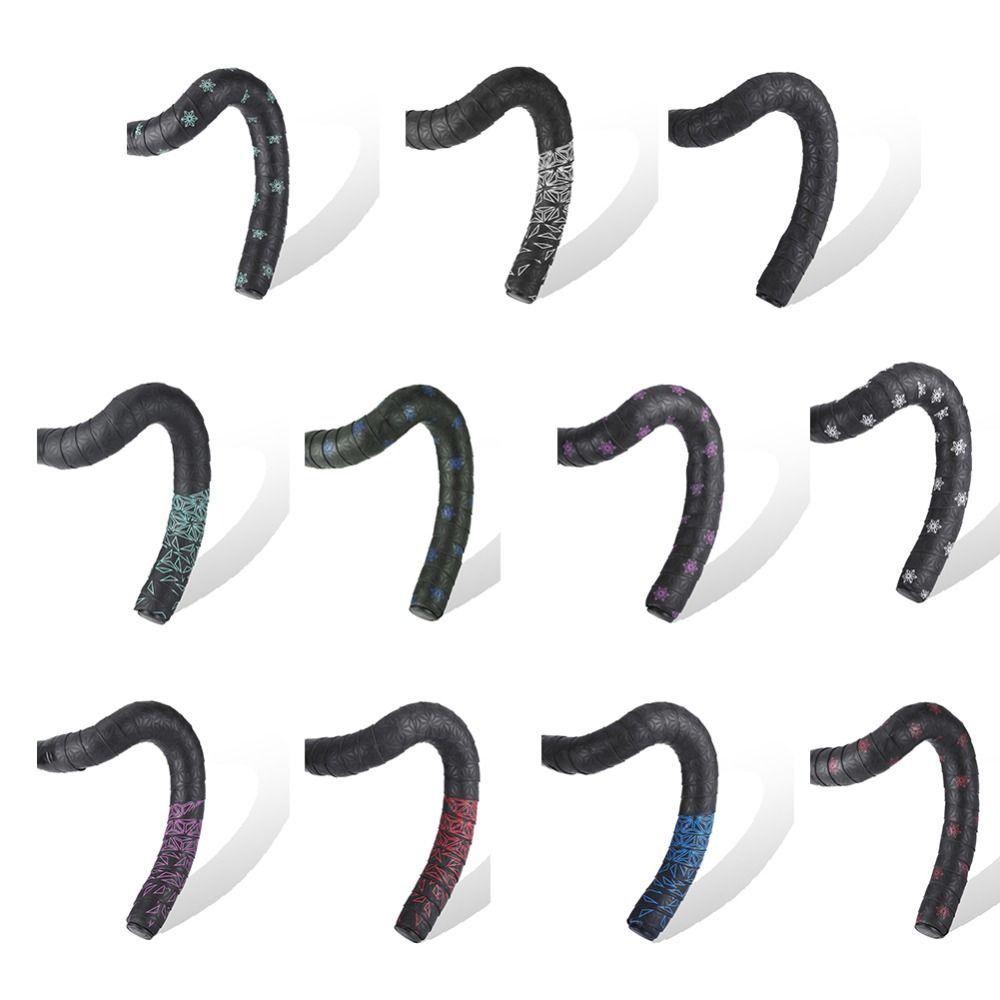 PU Road Bike Wrap Tap Anti-Vibration Bicycle Handlebar Tape Bicycle Bar Tape  for 1 Pair Of Riding