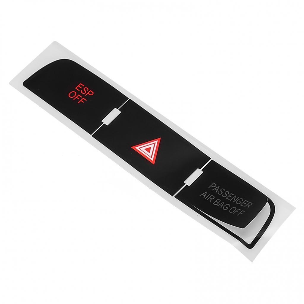 1 Satz Tasten Reparatur Aufkleber Schwarz Hochwertiges Vinyl Für Q7 2003-2015