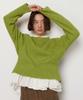 Okuka Essential Oversized Frill Shirt - White