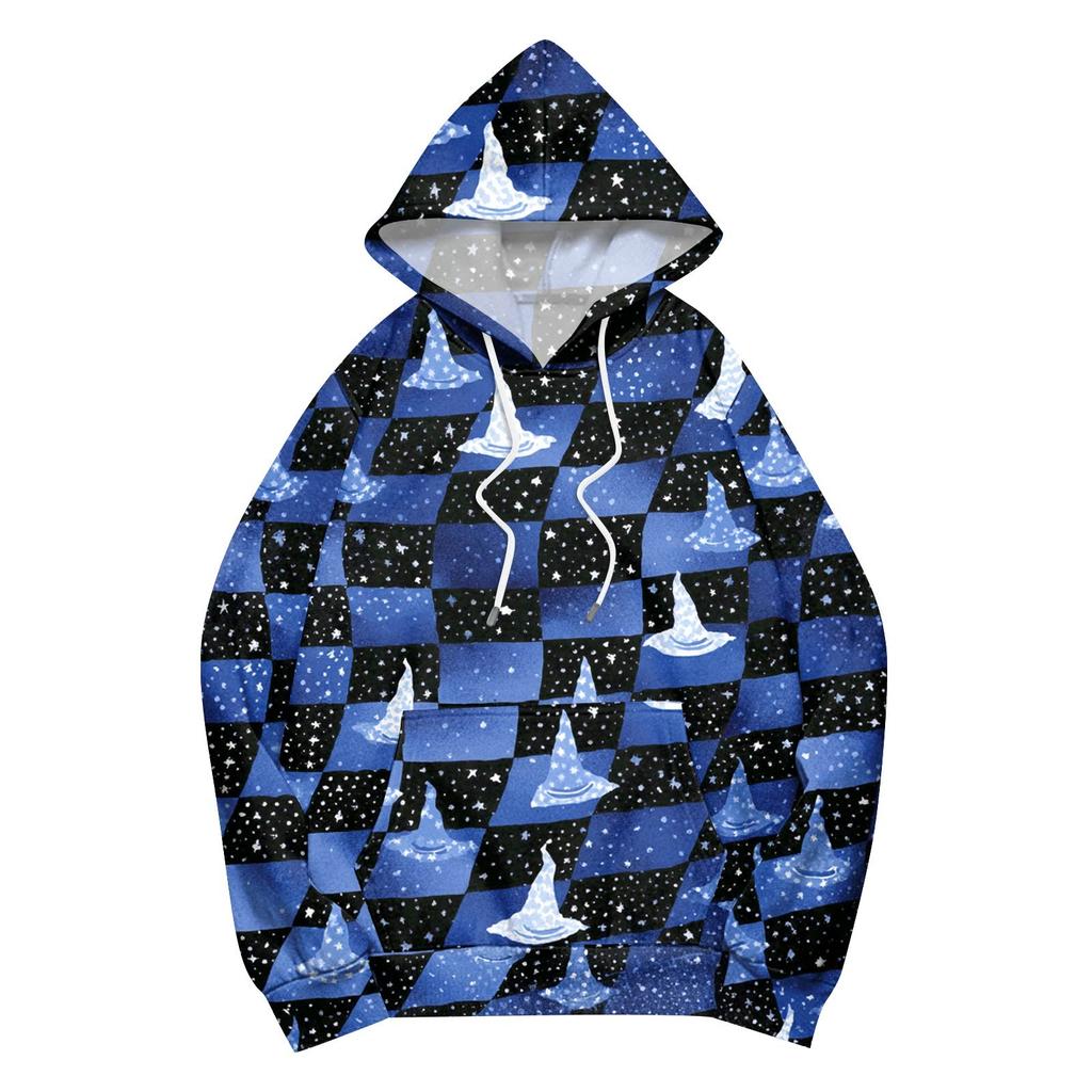 Women's Fashion Casual Halloween Print Long Sleeve Hoodie