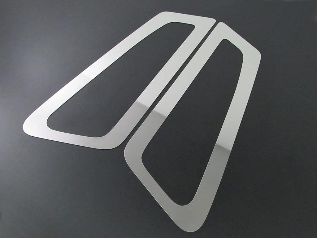 BRIGHTZ Finish Edelstahl Fenster Säule Typ A 6212 N-BOX JF1/JF2 Ultra-Spiegel Paneele, [WIN-PIL-002], 2-teiliges Set, N-BOX, N-BOX, N-BOX Plus,