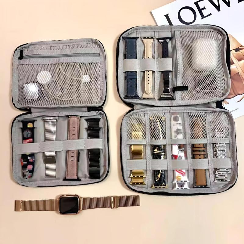 Watchband Bag for Apple Watch Strap Box Case Travel Smart Watch Wriststrap Storage Bag Box Watches Organizer Band Holder