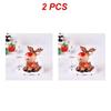 Christmas Figurines Dollhouse Ornament Home Decorations Fairy Garden Micro Landscape Deer Xmas Tree Santa Claus Snowman
