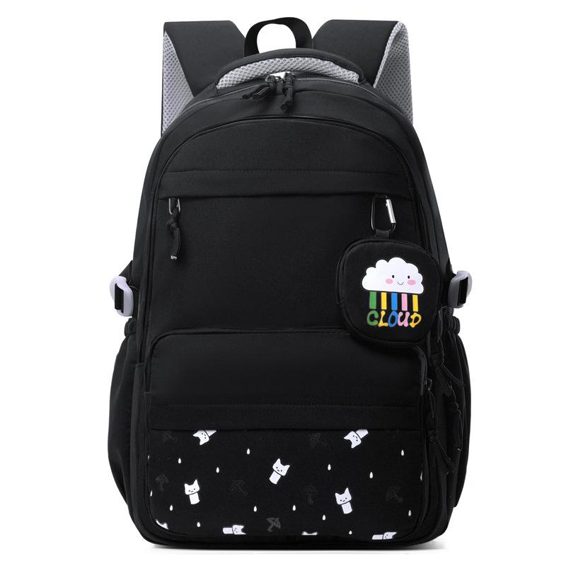 

Fashionable High Capacity Backpack For Boys And Girls Perfect For School And Travel чёрный