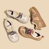 Korean version of snow cotton shoes in the winter of 2025 new thick-soled niche retro fashion versatile velvet thickened cotton shoes for women