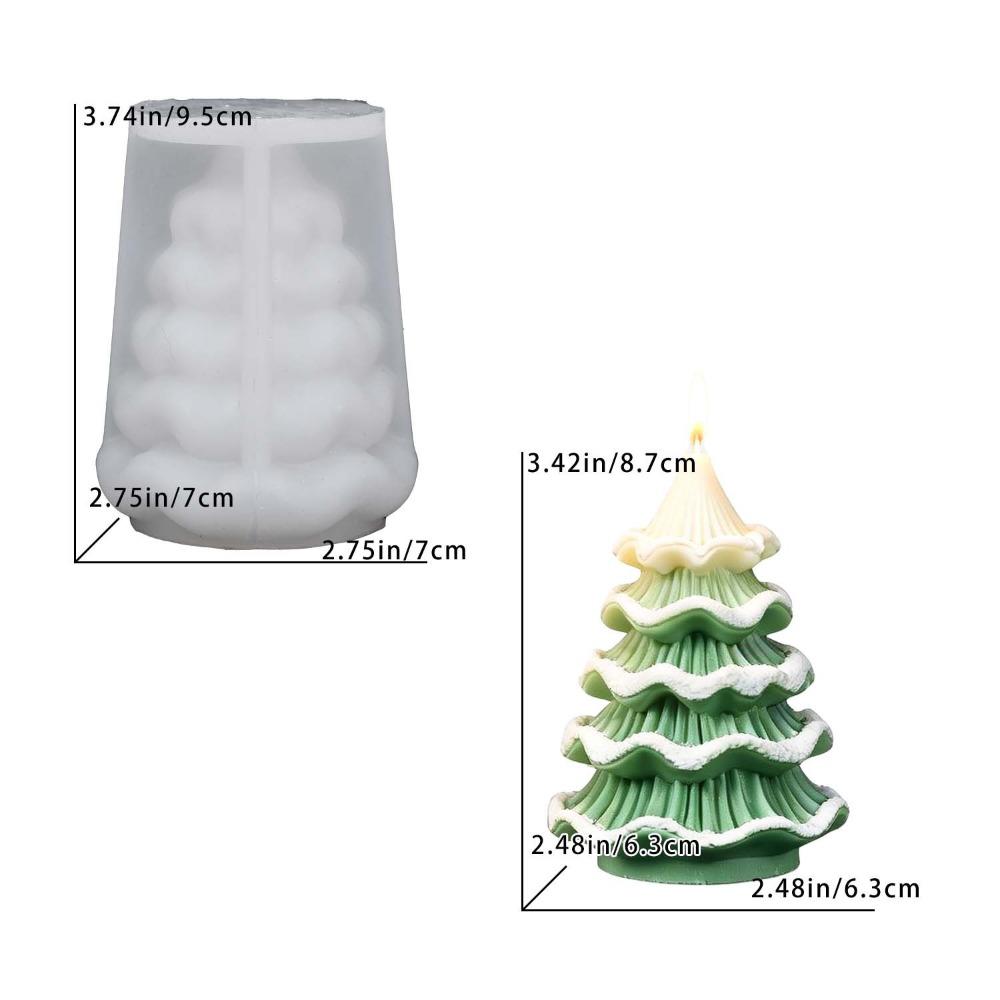 Silicone Christmas Ornament Mold Multi-purpose Epoxy Resin Plaster Mold  Gift Making