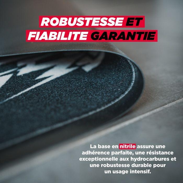 Tapis Vélo Home Trainer Zwift 65x180 SIXTEN - Tapis pour Home Trainer Antivibrations et Antibruit