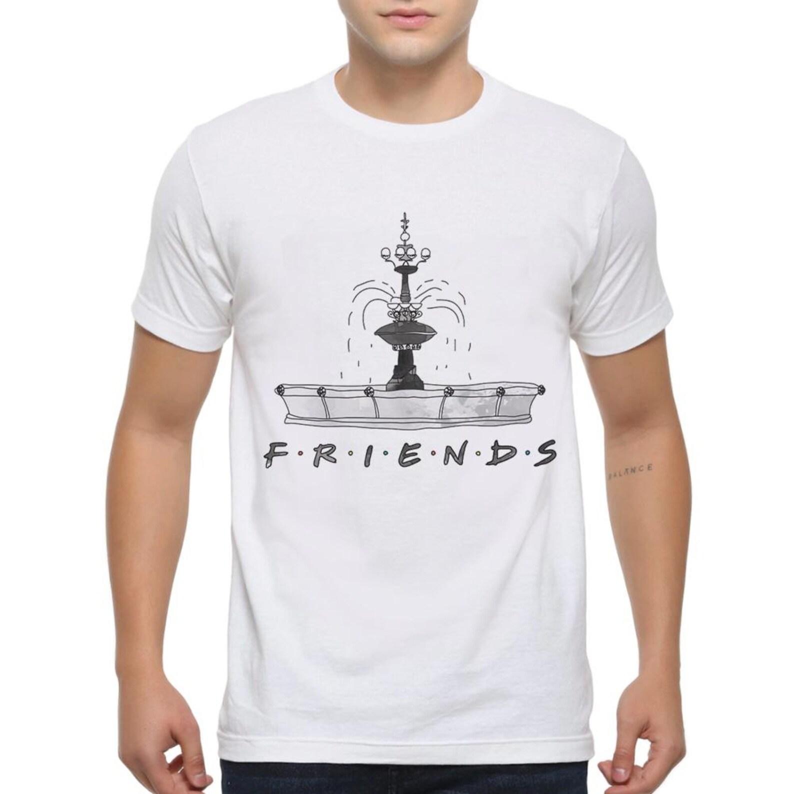 Friends TV Series Fountain T-Shirt, Men s and Women s Sizes M