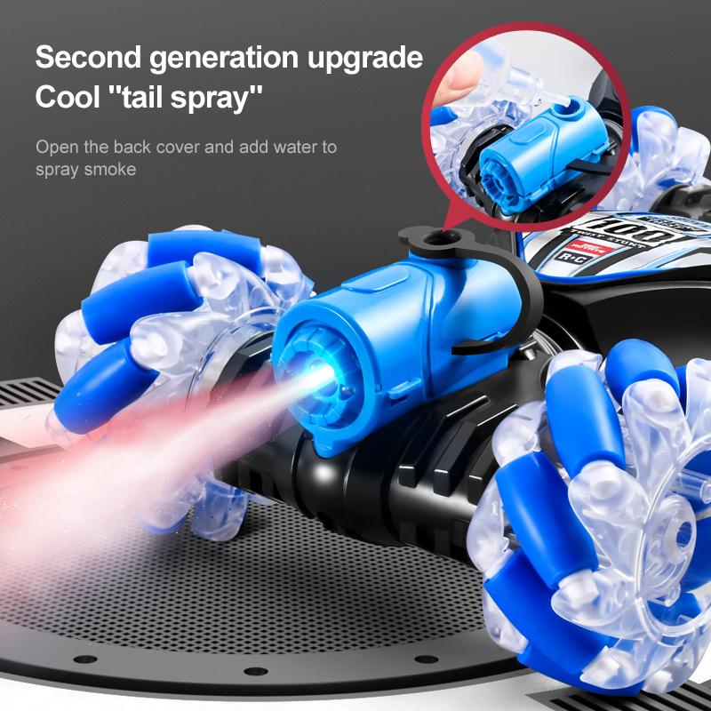Cross-border Mini Stunt Twist Car 2.4G Spray Remote Control Car Gesture Induction Twist Car Off-road Climbing Car Toy