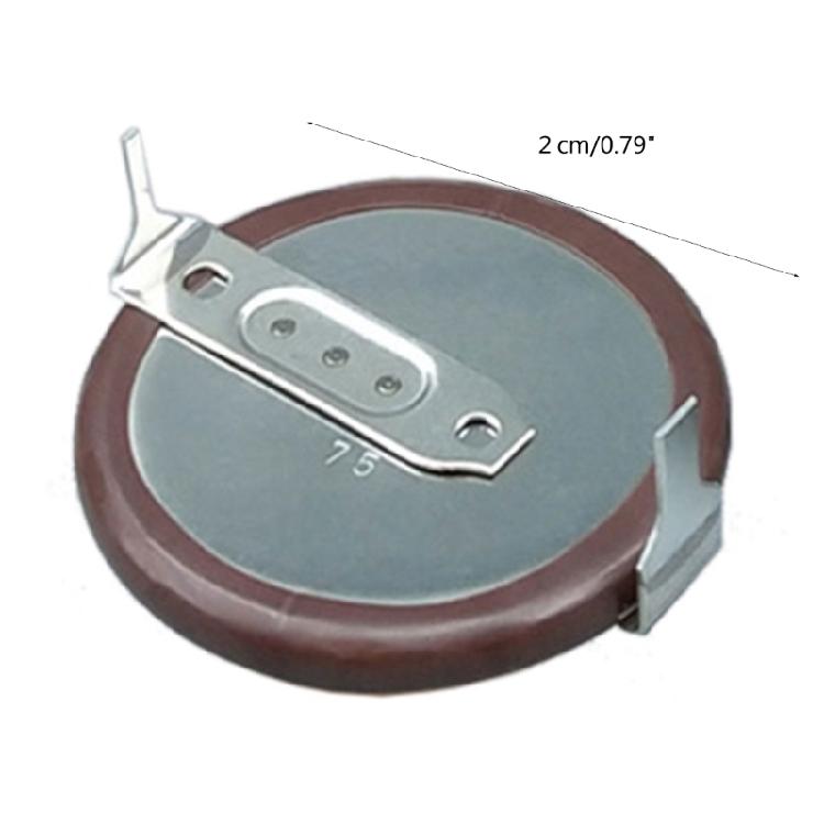 20mm Lithium Battery for Car Key Remote Control VL2020/HFN 3V 180 Degree Tab