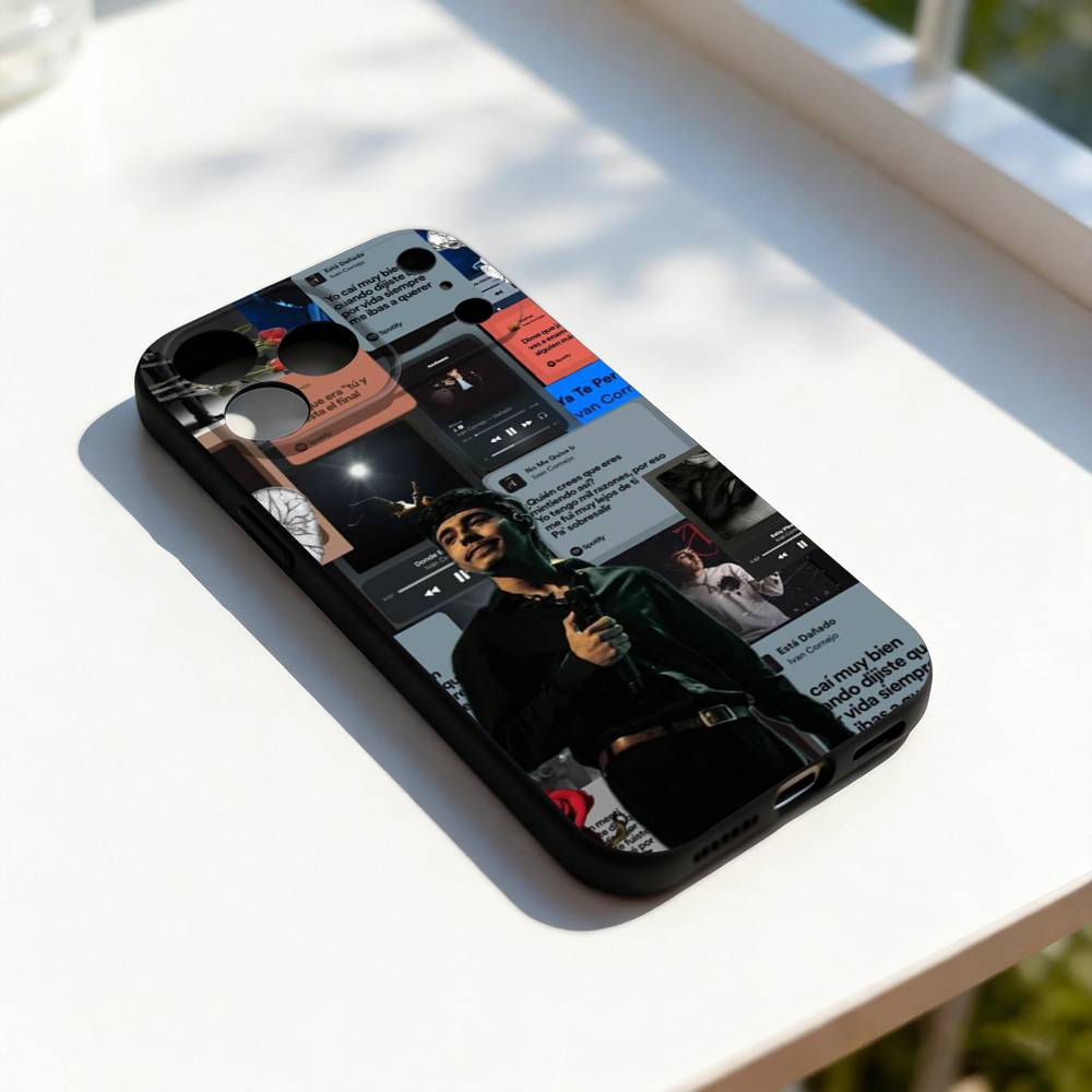 

I-Ivan C-Cornejo Rapper Phone Case For iPhone 17,16,15,14,13,12,11,Pro,Max,Plus,E,SE4,Air,Mini Black Soft Cover iPhone13PROMAX