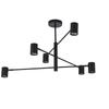 Pendant Lamp Snow 6 GU10 Black Light Prestige Lp-731/6P Bk