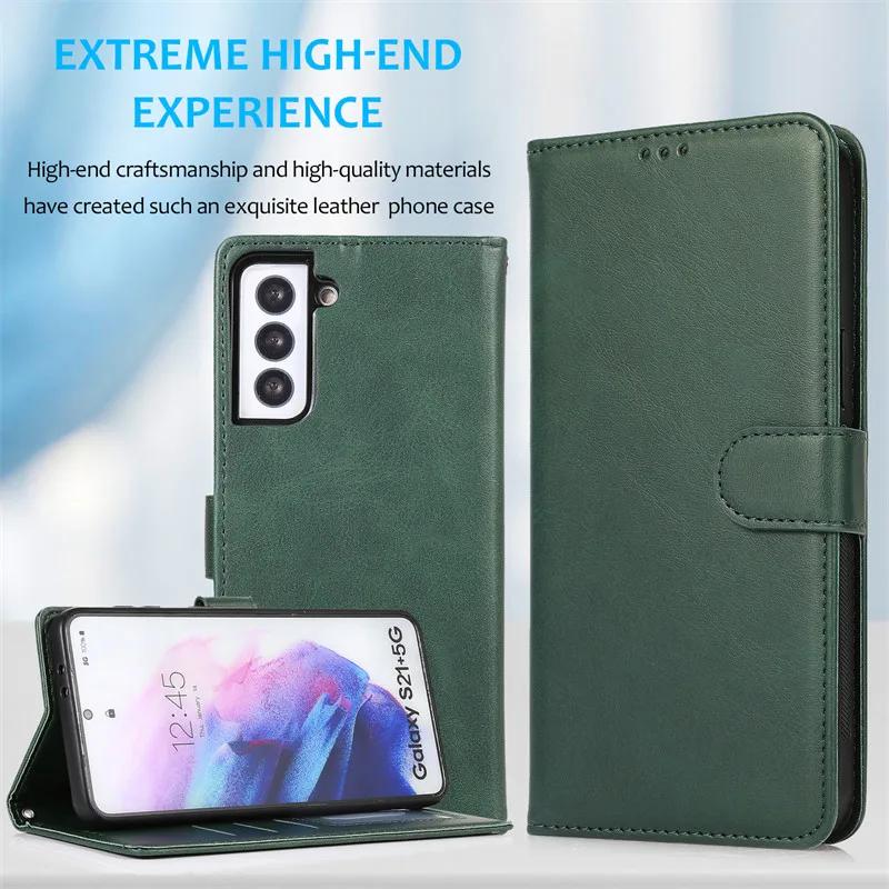 Magnetische Leder Geldbörse Karten Handy Hülle Für Samsung Galaxy S25 Edge S24 Ultra S23 Plus S22 S20 FE S21 S10 Note 20 Klapphülle Tasche