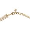Chanel Fashion Double C Trend Metal Necklace Women necklace White AB9734-B09591-NL114