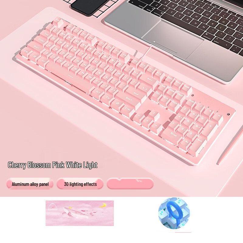 

Qisha Wireless Mechanical Keyboard & Mouse Combo