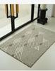 Nordic Style Dustproof Entrance Mat: Double-Layer Woven Polypropylene, Wear-Resistant, Sand-Scraper Hallway Floor Mat.