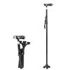 LED Light Aluminum Alloy Foldable Anti Slip  Elderly Crutches Handle Cane Walking Stick