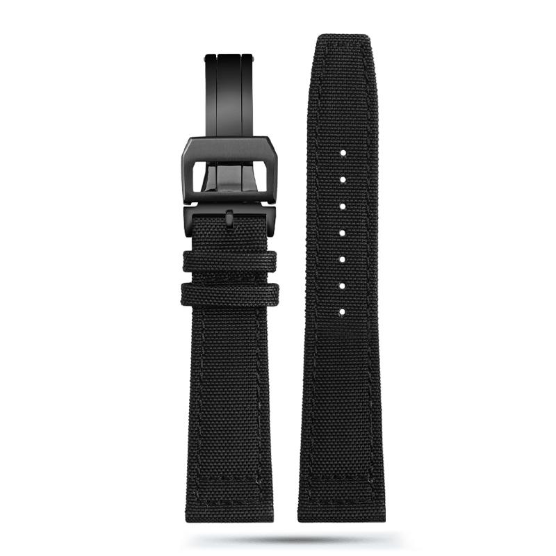 Klassisches Nylon + Echtes Leder Uhrenarmbänder Herren Hochwertiges Uhrenarmband Armband Mit für iwc Fliegeruhr IW389101 Serie 20mm 21mm 22mm