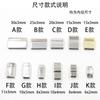 Diy Jewelry Alloy Leather Rope Magnet Buckle 8X3Mm Alloy Magnet Buckle Women'S Bracelet, Accessories