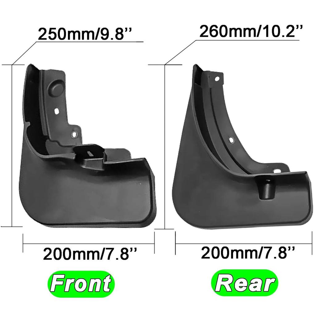 4x/set Molded FOR Haval Jolion  2022 Mudflaps Fenders Mudguard Mud Flap Guard Splash Mudguards Car Accessories Auto Styline