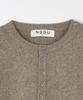 NODU Daily Plain Henley Neck Knit [Beige]