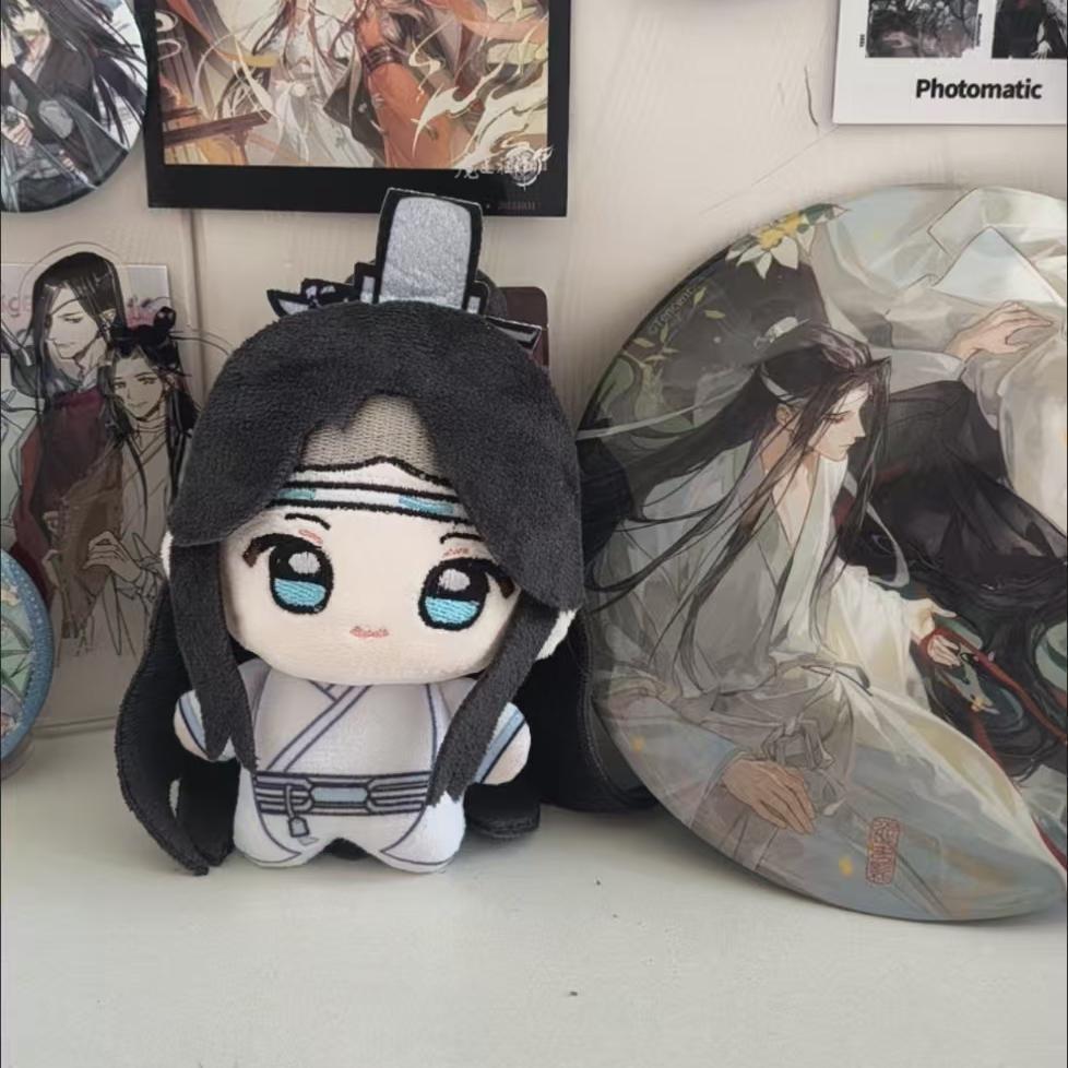 Mo Dao Shi Mini Katoen Pluche Pop Lan Wangji Jin Zixuan Nie Huaisang Wei Wuxian Anime Rugzak Hanger Verzamelsieraad Zacht Cadeau 10cm