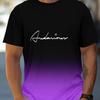 Sommermode Bestseller Neues Harajuku Farbverlauf Lässiges Kurzarm-T-Shirt Herren Lässiges Rundhals-T-Shirt Top