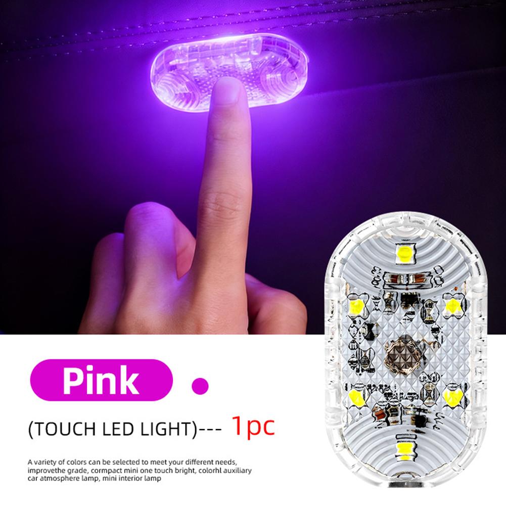 Car  Touch Sensor LED Ambient Light LED Lamp Car Ceiling Lamp Reading Light Auto Night Reading Light Interior Lights