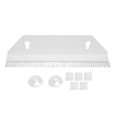 Haarverlängerungshalter mit Saugnapf Acryl Perückenaufbewahrung Ausstellungsständer Wandbefestigung Acryl Styling-Rack Weiß