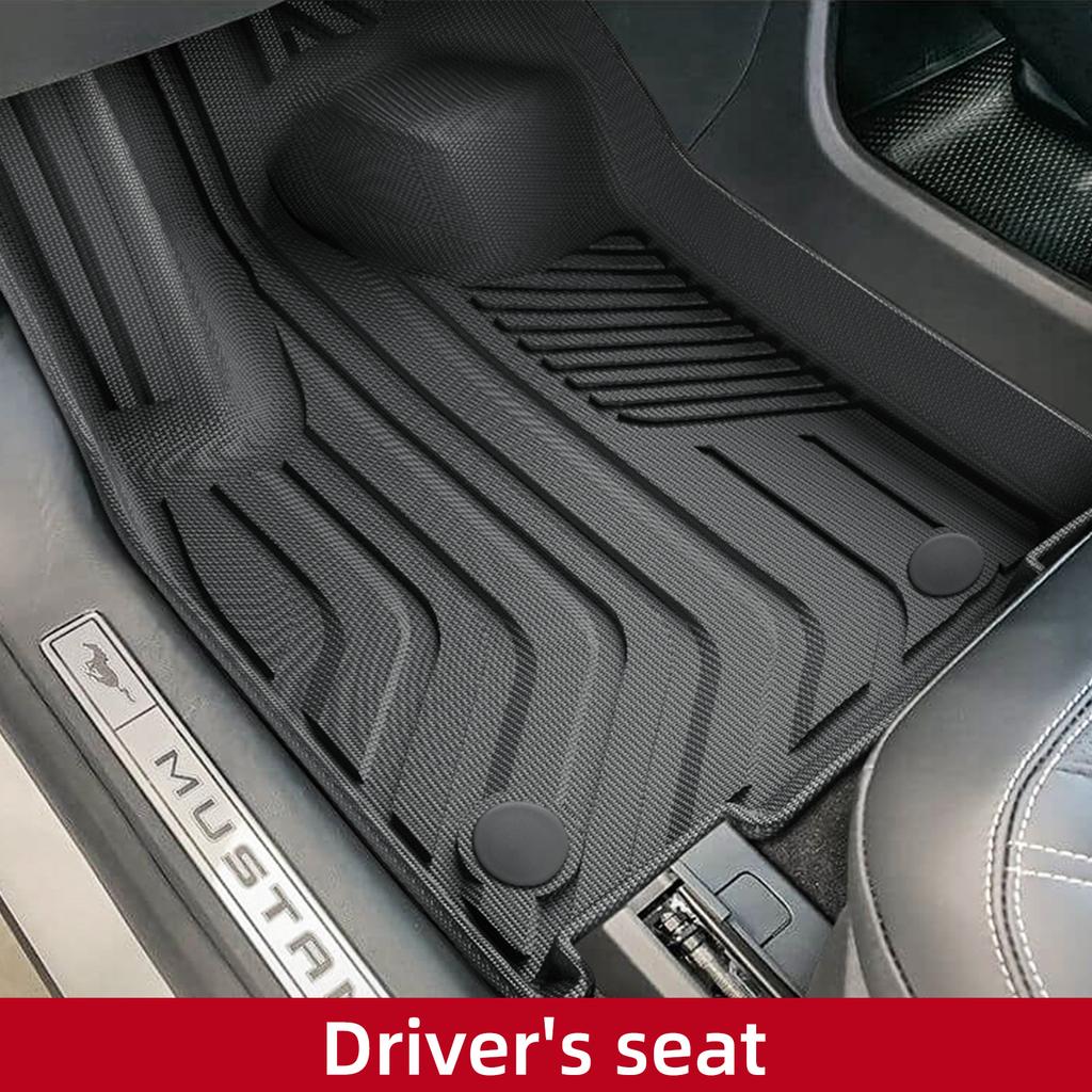 Left Drive for Ford Mustang Mach-E 2026 All-weather Floor Mats Trunk Pad Waterproof Liner TPE Car Interior Accessories
