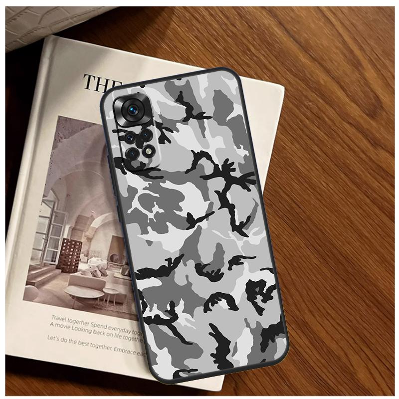 Army Camo Camouflage Case For Xiaomi Redmi Note 11 10 9 12 13 14 15 Pro Plus Cover For Redmi 15 C 10C 13C 12C 14C