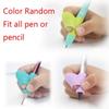 3Pcs Pencil Grip Writing Corrector Posture Correction Tool Ergonomic Finger Trainer Children Pen Writing Grip Holders For Kids