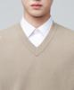 MUSINSA STANDARD Lambswool V-Neck Knit Vest [Beige]