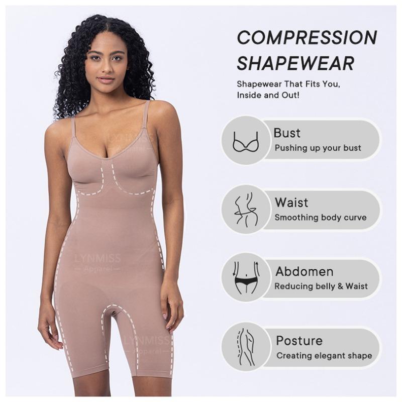 Women Seamless Open Crotch Body Shaper Tummy Control Butt Lifting Bodysuit Shapewear