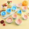 Silicone Flower-Shaped Non-stick Muffin & Cake Baking Cups