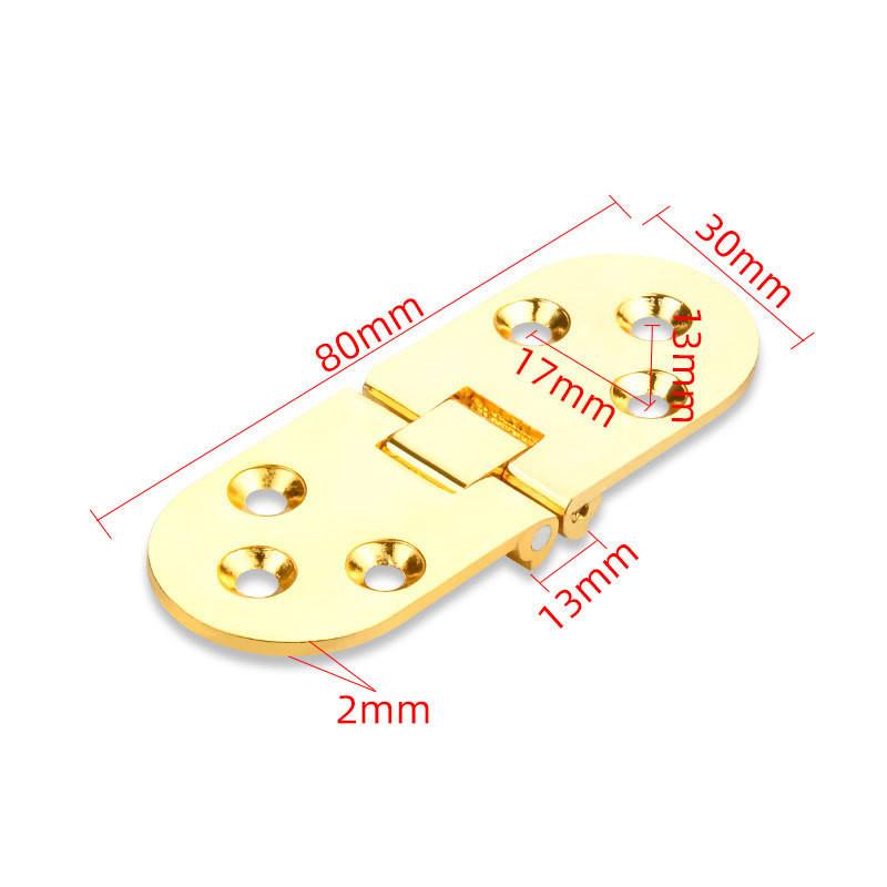 4pcs/set Folding Desktop Accessory For Sewing Machine Hardware Flap Hinge Zinc Alloy 80x30mm Drawer Door Cupboard Window Cabinet